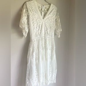 Altar’d State Embroidered Boho Mini Dress